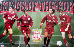 Liverpool FC "Kings of the Kop" (1997) EPL Football Soccer Action Poster - Starline Inc.