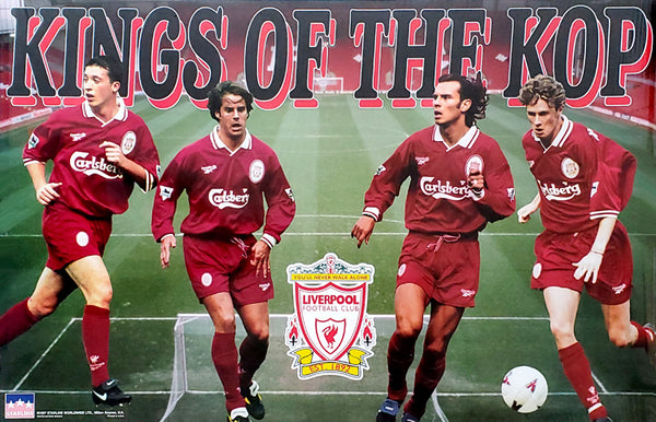 Liverpool FC "Kings of the Kop" (1997) Soccer Poster - Starline Inc.