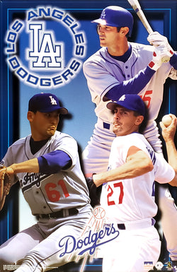 Los Angeles Dodgers "Three Stars" Poster (Shawn Green, Chan Ho Park, Kevin Brown) - Starline 2001