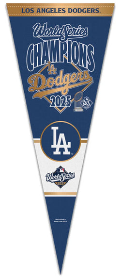 *SHIPS 11/14* Los Angeles Dodgers 2025 World Series Champions Premium Felt Collector's Pennant - Wincraft