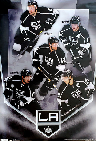 LA Kings "Fantastic Five" Poster (Doughty, Kopitar, Brown, Gagne, Richards) - Costacos 2011