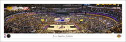 Los Angeles Lakers NBA Game Night at Crypto.com Arena Panoramic Poster Print - Blakeway Worldwide
