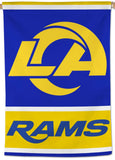 Los Angeles Rams LA-Style Official NFL Team Logo and Script Team 28x40 Wall BANNER - Wincraft 2026