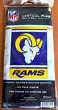 Los Angeles Rams Ram's-Head-Style Official NFL Team Logo and Script Team 28x40 Wall BANNER - Wincraft 2026