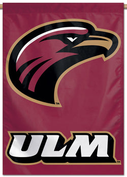 University of Louisiana Monroe ULM WARHAWKS Official NCAA Team Logo NCAA Premium 28x40 Wall Banner - Wincraft Inc.