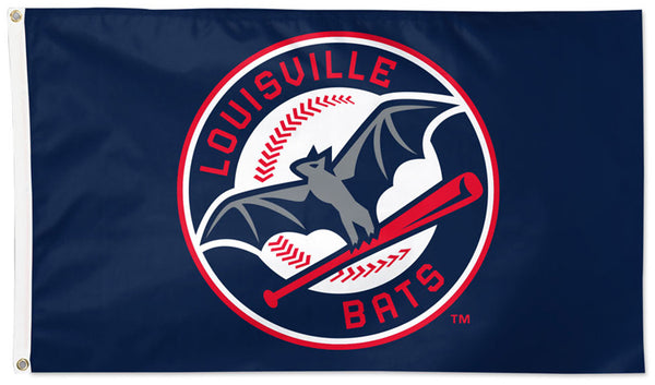 Louisville Bats Official Minor League Baseball 3'x5' Flag - Wincraft