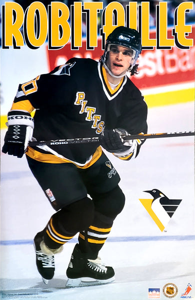 Luc Robitaille Pittsburgh Penguins NHL Action Poster - Starline 1995