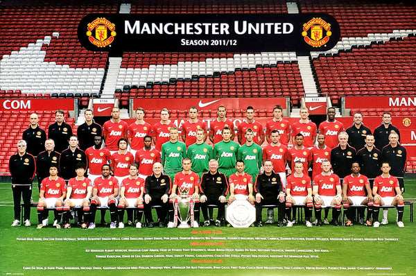 Manchester United FC 2011/12 Official Team Portrait Poster - GB Eye (UK)
