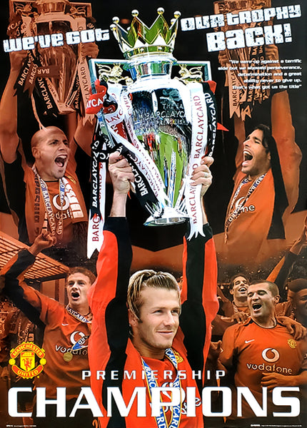 Manchester United EPL Champions 2003 Commemorative Wall Poster - GB Posters (UK)