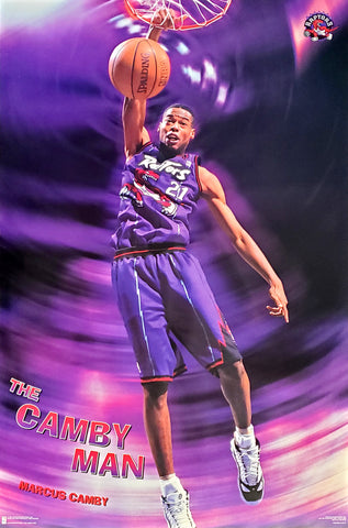 Marcus Camby "The Camby Man" Toronto Raptors NBA Action Poster - Costacos 1997