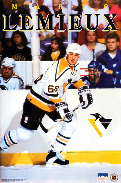 Mario Lemieux "Action" Pittsburgh Penguins 1992 NHL Hockey Poster - Starline Inc.