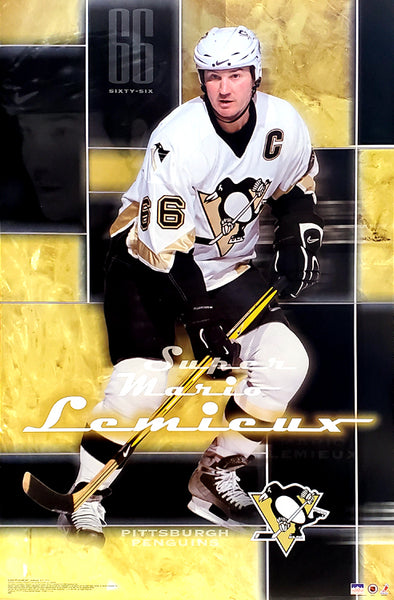 Mario Lemieux "Super Mario" Pittsburgh Penguins Poster - Starline 2003