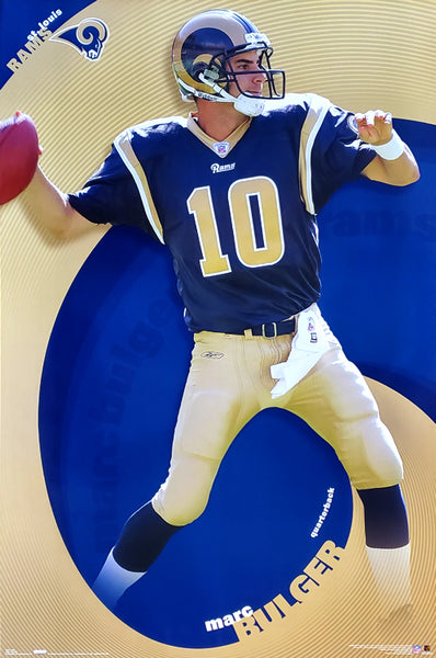 St. Louis Rams Greatest Show On Turf 5-Player Action Poster