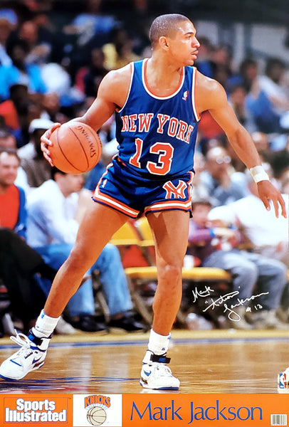 Mark Jackson "Action" New York Knicks NBA Signature Series Poster - Marketcom/Sports Illustrated 1990