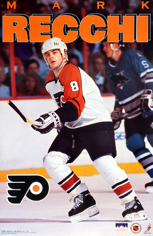 Mark Recchi "Superstar" (1994) Philadelphia Flyers Vintage Original 22x34 Poster - Starline
