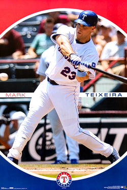 Mark Teixeira "Power" Texas Rangers MLB Action Poster - Costacos 2006