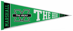 Marshall University THE HERD Official NCAA Team Premium Felt Pennant - Rico Inc.