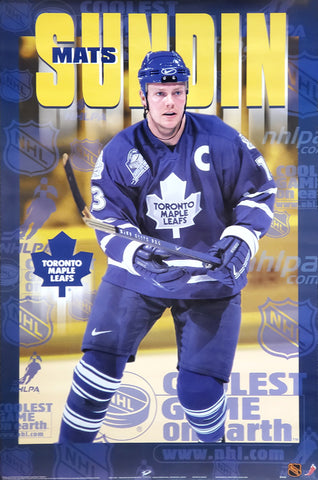 Mats Sundin "Superstar" Toronto Maple Leafs NHL Hockey Action Poster - Trends international 1999