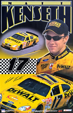 Matt Kenseth "Signature 17" NASCAR Racing Vintage Poster - Starline 2001