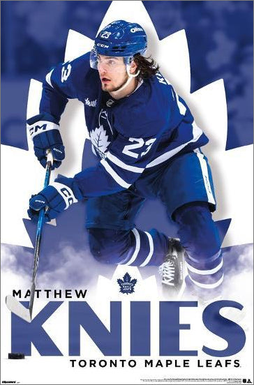 Matthew Knies "Superstar" Toronto Maple Leafs Official NHL Hockey Wall Poster - Costacos 2025