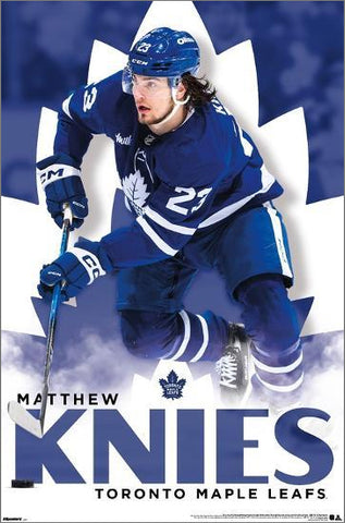 Matthew Knies "Superstar" Toronto Maple Leafs Official NHL Hockey Wall Poster - Costacos 2025