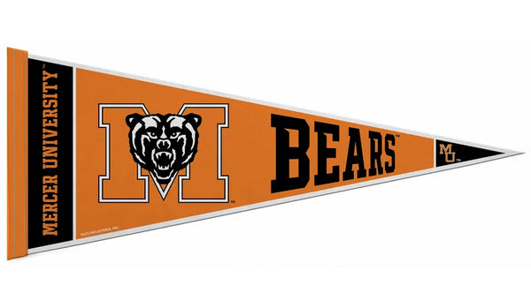 Mercer University BEARS Official NCAA Team Felt Pennant - Rico Inc.