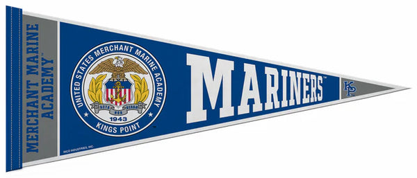 United States Merchant Marine Academy Kings Point MARINERS Official NCAA Team Felt Pennant - Rico Inc.