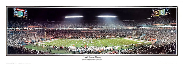 Miami Dolphins "Last Home Game" (12/27/1999) Pro Player Stadium Panoramic Poster Print - Everlasting Images