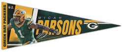 Micah Parsons Green Bay Packers Signature Series Premium Felt NFL Collector's Pennant - Wincraft