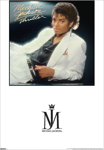 Michael Jackson Thriller (1982) Classic Album Cover Music Poster - Trends International