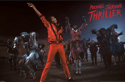 Michael Jackson "Thriller Night" (Zombie-Dance) Classic Music Poster - Trends International