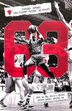 Michael Jordan 63-Point Playoff Game (1986) Chicago Bulls NBA Commemorative Poster - Costacos Sports 2025