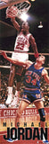 Michael Jordan "Poster Slam" Chicago Bulls 1987 HUGE Door-Sized Vintage Original Poster - Costacos Final Stock Collection