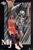 Michael Jordan "At My Mercy" Chicago Bulls 1993 NBA Theme Action Poster - Costacos Final Stock Collection