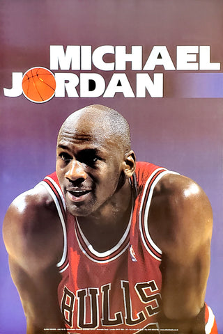 Michael Jordan "Smile" Chicago Bulls Poster - Oliver Books 1999