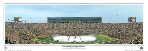 Michigan Wolverines Hockey "The Big Chill" Stadium Gameday 2010 Panoramic Poster Print - Everlasting