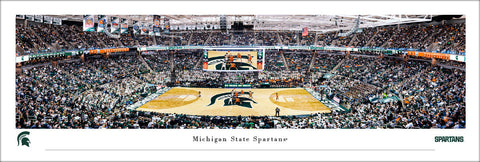 Michigan State Spartans Basketball Breslin Center Game Night Panoramic Poster - Blakeway 2026