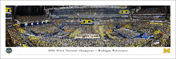 Michigan Wolverines 2026 NCAA Men's Basketball Champions Panoramic Poster Print - Blakeway