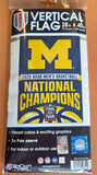 Michigan Wolverines 2026 NCAA Men's Basketball Champions Official 28x40 Wall BANNER Flag - Wincraft Inc.