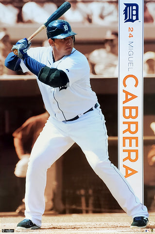 Miguel Cabrera "Superstar" Detroit Tigers MLB Baseball Action Poster - Costacos 2011