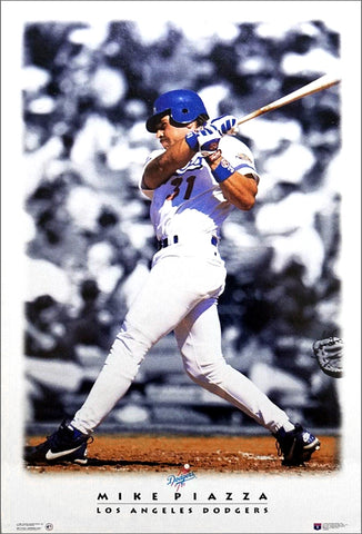 Mike Piazza "Diamond Classic" Los Angeles Dodgers Poster - Costacos Brothers 1996