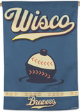 Milwaukee Brewers "Wisco" City Connect Edition Premium 28x40 Wall Banner - Wincraft 2026