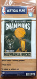 Milwaukee Bucks 2021 NBA Champions Official NBA Basketball Premium 28x40 Wall Banner - Wincraft Inc.