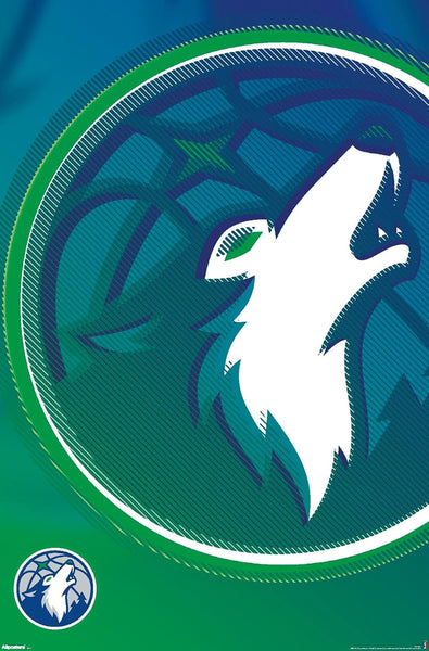 Minnesota Timberwolves NBA Basketball Official Team Logo 22x34 Poster - Costacos Sports