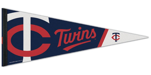Minnesota Twins Official MLB Baseball Logo-Style Premium Felt Pennant - Wincraft Inc.
