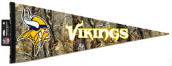 Minnesota Vikings Realtree Camo Style Premium Felt Pennant - Wincraft