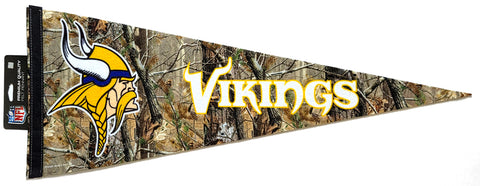 Minnesota Vikings Realtree Camo Style Premium Felt Pennant - Wincraft