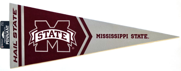 Mississippi State Bulldogs "Hail State" NCAA Premium Felt Collector's Pennant - Wincraft