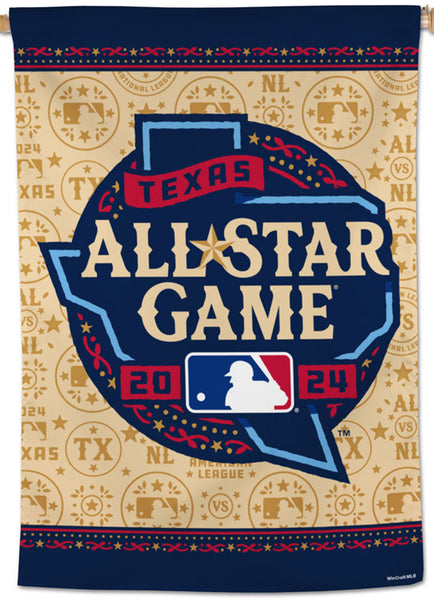 *SHIPS 4/20* MLB Baseball All-Star Game 2024 (Host Texas Rangers) Official Event Wall Banner Premium 28x40 - Wincraft