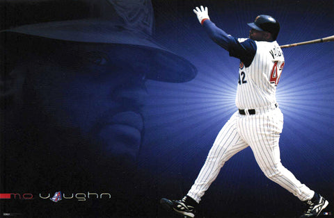 Mo Vaughn "Mo Power" Anaheim Angels MLB Action Poster - Costacos 1999